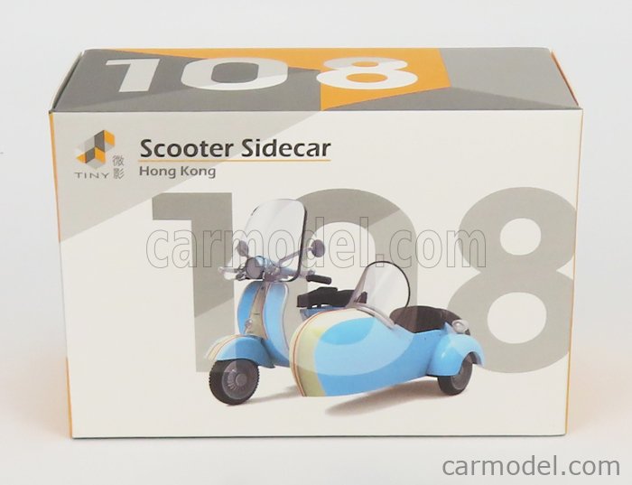 TINY TOYS ATC35036 Scale 1/35 SCOOTER SIDECAR LIGHT BLUE WHITE