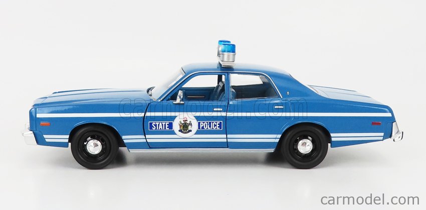 GREENLIGHT 85562 Scale 1/24 | PLYMOUTH FURY MAINE STATE POLICE 1978 BLUE