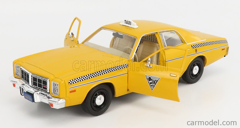 GREENLIGHT 84161 Scale 1/24 | DODGE MONACO TAXI CITY CAB CO 1978 ...