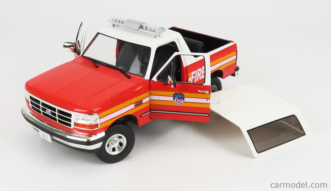 Greenlight Ford Bronco FDNY New York Camion De Pompiers 1996 1/18 19118