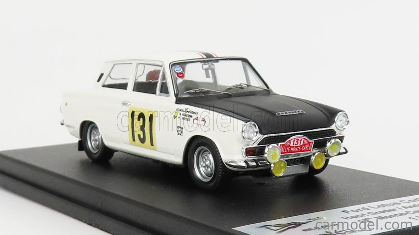 Modellino Trofeu Ford Cortina Mk1 Monte Carlo 1967 N.131 Greder - Scala 1/43 In Resina