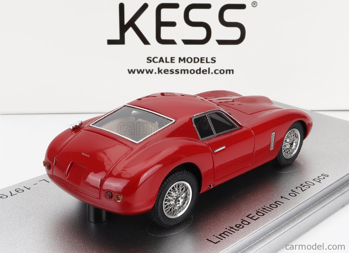 KESS-MODEL KE43014111 Scale 1/43  MASERATI 330 RICARROZZATA BERLINETTA BY ATL 1979 RED
