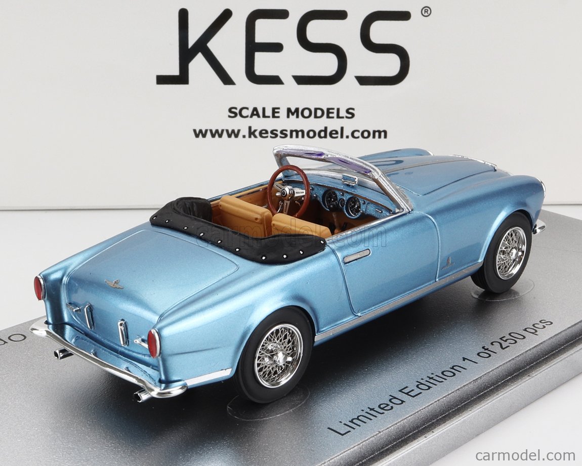 KESS-MODEL KE43056263 Masstab: 1/43  FERRARI 212 INTER sn0235EU CABRIOLET OPEN 1952 LIGHT BLUE MET