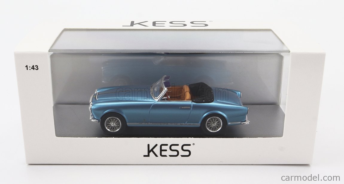 KESS-MODEL KE43056263 Masstab: 1/43  FERRARI 212 INTER sn0235EU CABRIOLET OPEN 1952 LIGHT BLUE MET