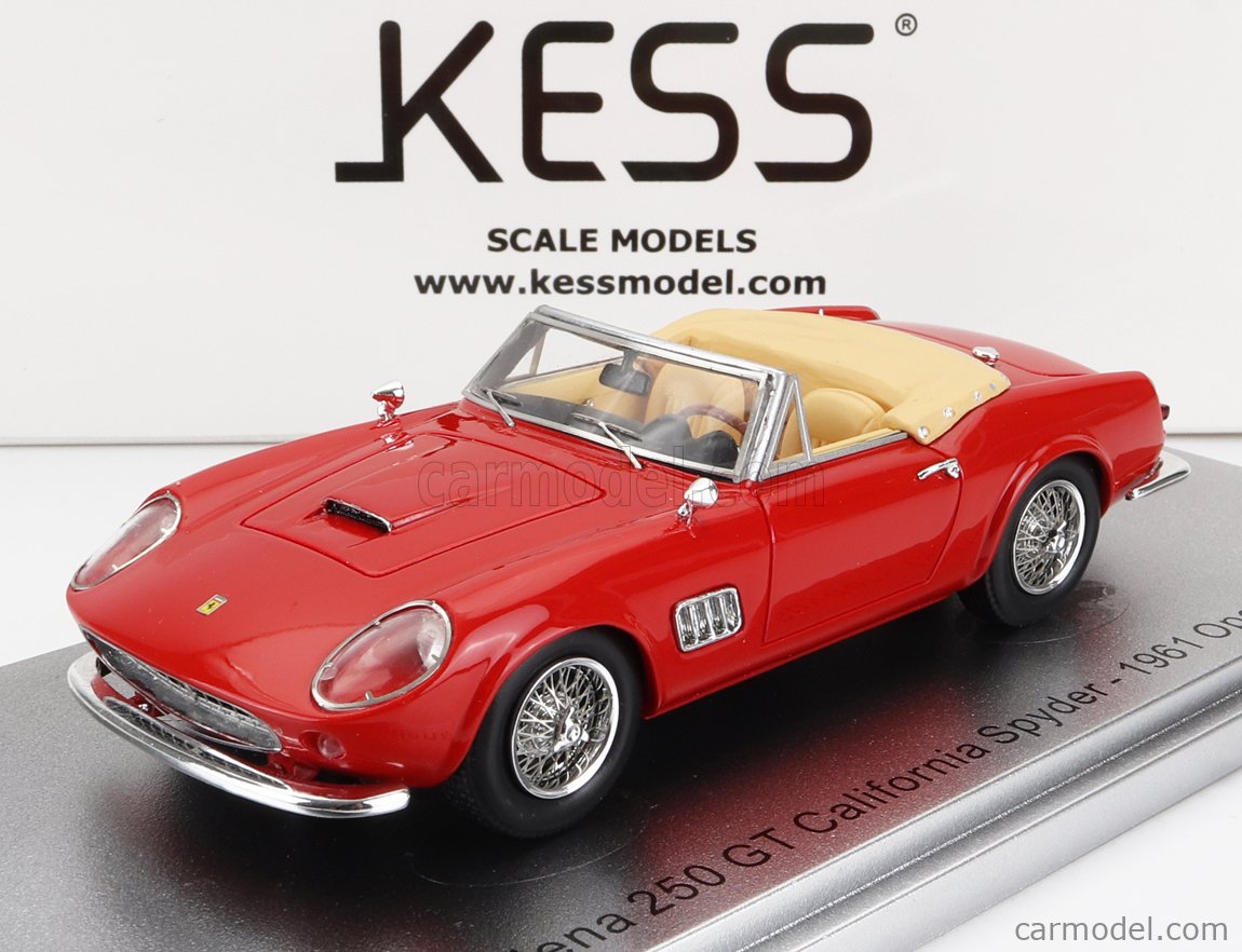 KESS-MODEL KE43058000 Scale 1/43  MODENA 250GT CALIFORNIA SPIDER OPEN 1961 RED