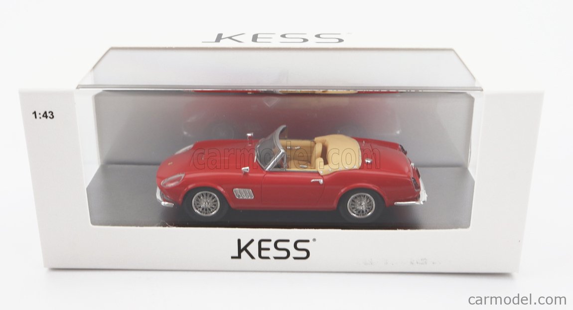 KESS-MODEL KE43058000 Scale 1/43  MODENA 250GT CALIFORNIA SPIDER OPEN 1961 MOVIE RED