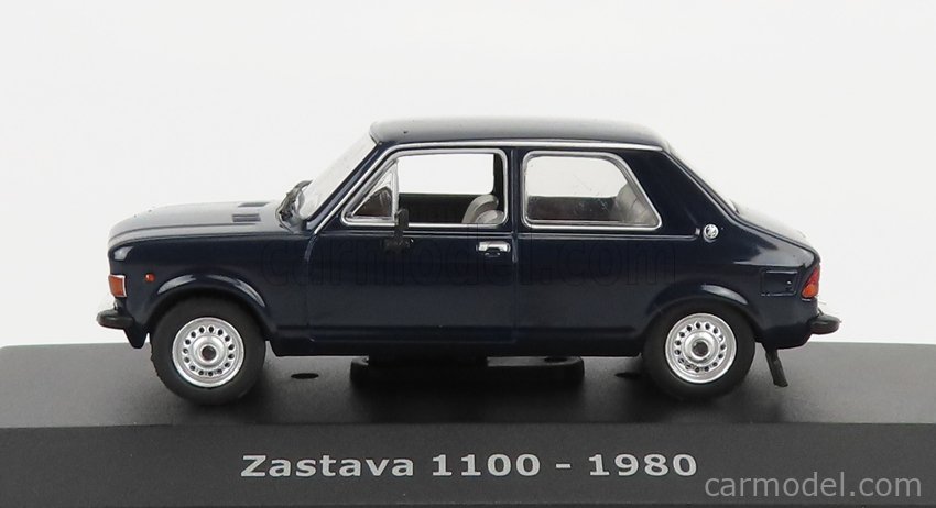 EDICOLA ABADD140 Scale 1/43  ZASTAVA 1100 (FIAT 128) 1980 - CON VETRINA - WITH SHOWCASE BLACK