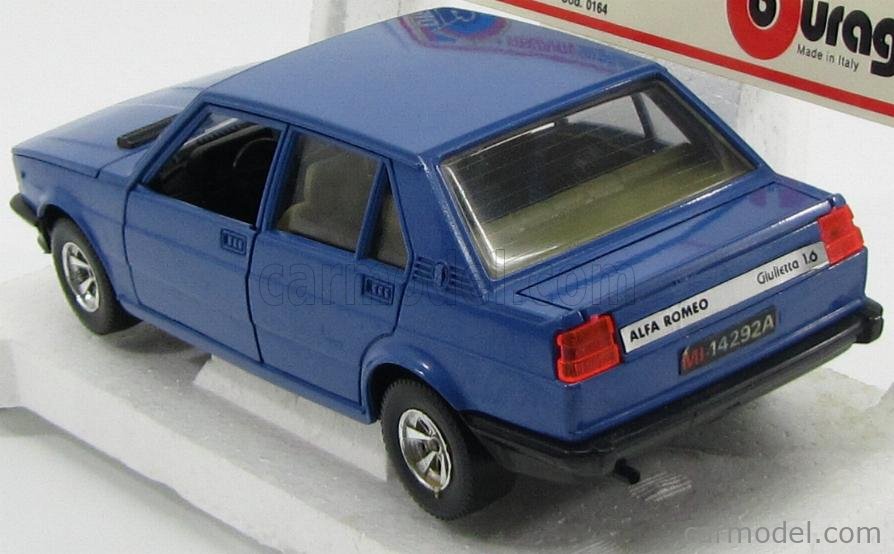 BURAGO 0164 Scale 1/24 | ALFA ROMEO GIULIETTA BLUETTE