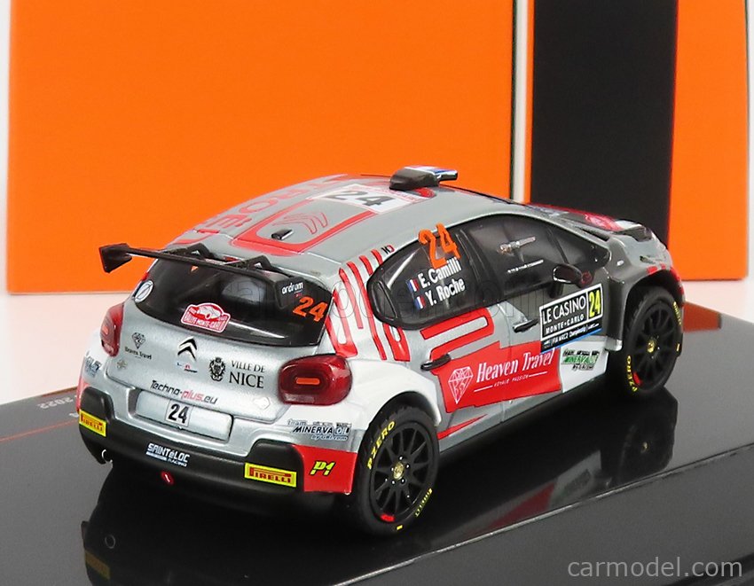 Décorations Décalcomanies 1/43 CITROËN C3 ROCHE Rallye Lyon Charbonnières 2022 - Miniature Rallye