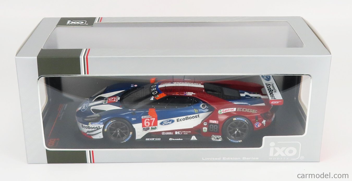 IXO-MODELS FGT18108 Scale 1/18 | FORD USA GT 3.5L TURBO V6 TEAM FORD ...