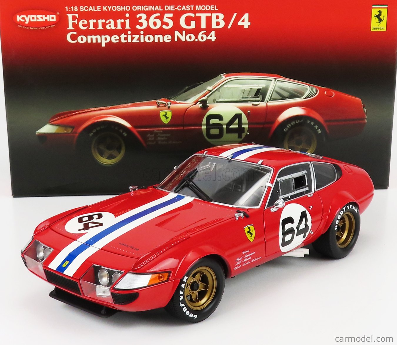 KYOSHO☆1/18☆ORIGINAL DIE-CAST MODEL☆08163A☆Ferrari 365 GTB/4