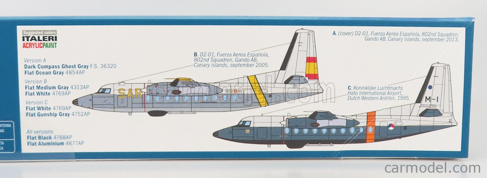 FR] ITALERI FOKKER F-27 MARITIME PATROL AIRCRAFT KIT 1:72 - IT1455 EUR