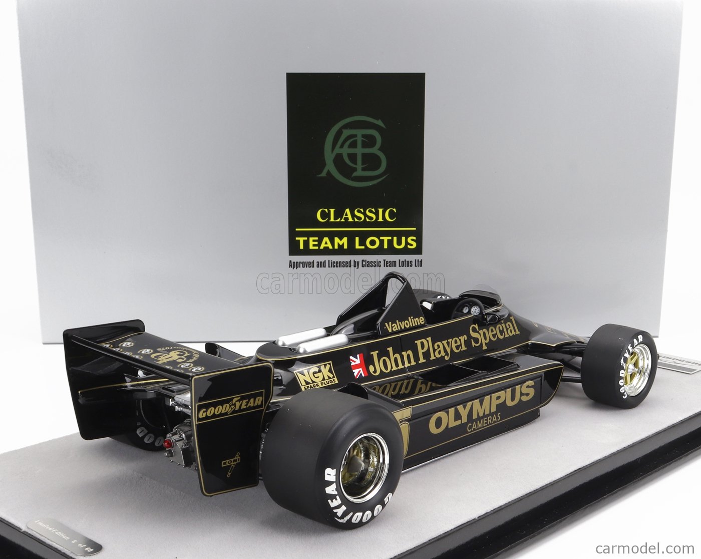 Miniature F1 Lotus Ford 79 - Jarier #55 - GP Canada 1978 - Minichamps 1/18