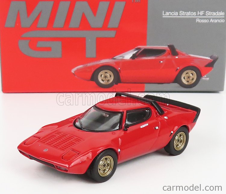Miniature MINI GT 1/64 - Lancia Stratos HF Stradale 1973 - Neuf En Boîte