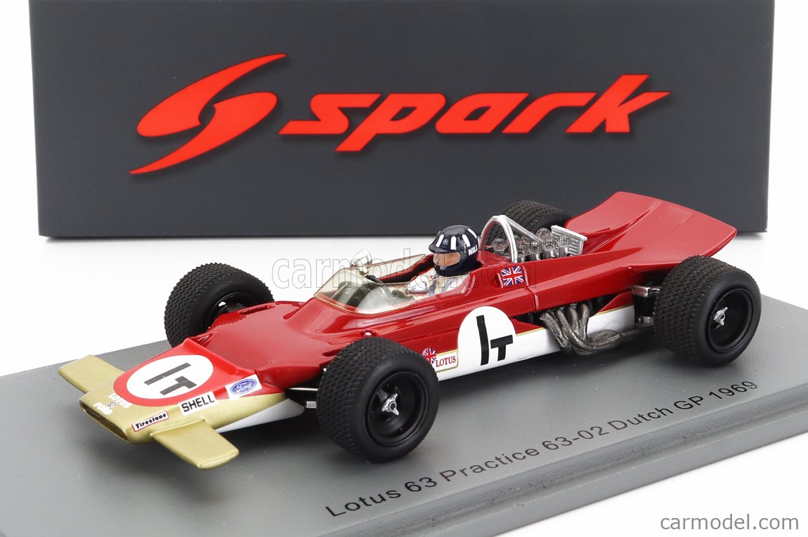SPARK-MODEL S6351 Scale 1/43 | LOTUS F1 63 N 1t PRACTICE DUTCH GP 