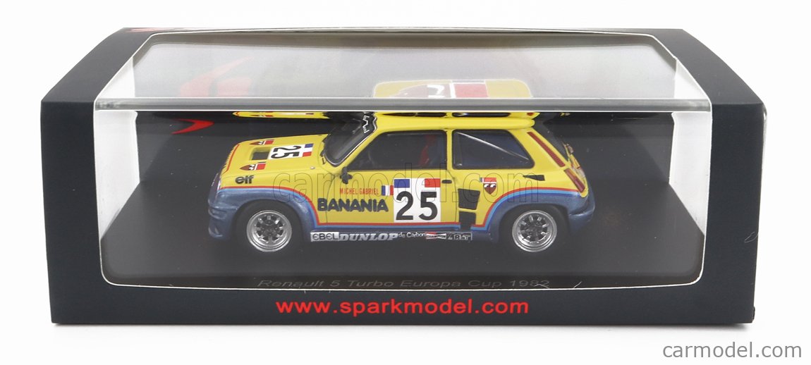 SPARK-MODEL S6024 Scale 1/43 | RENAULT R5 TURBO N 25 EUROPA CUP 1982 M ...