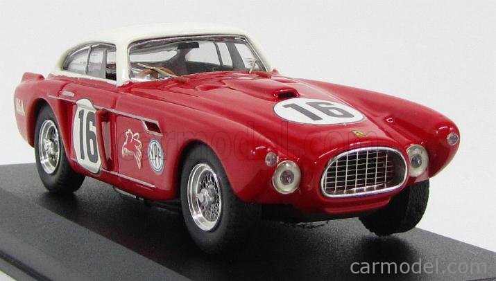 Art Model Art056 Scale 1 43 Ferrari 340 Mexico Vignale Berlinetta N 16 1000 Km Buones Aires 1954 P Hill Red White