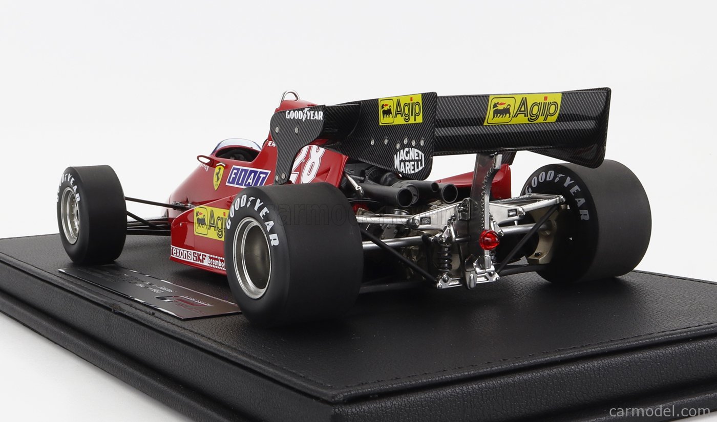 Ferrari 126 C3 GP Replicas 1/18 - Vainqueur GP Allemagne 1983 (R. Arnoux) GP096B