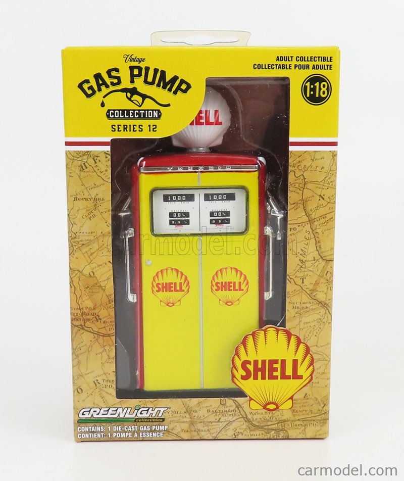 Pomap Shell GREENLIGHT 14120C Scale 1/18 | ACCESSORIES POMPA BENZINA - TOKHEIM 350 ...
