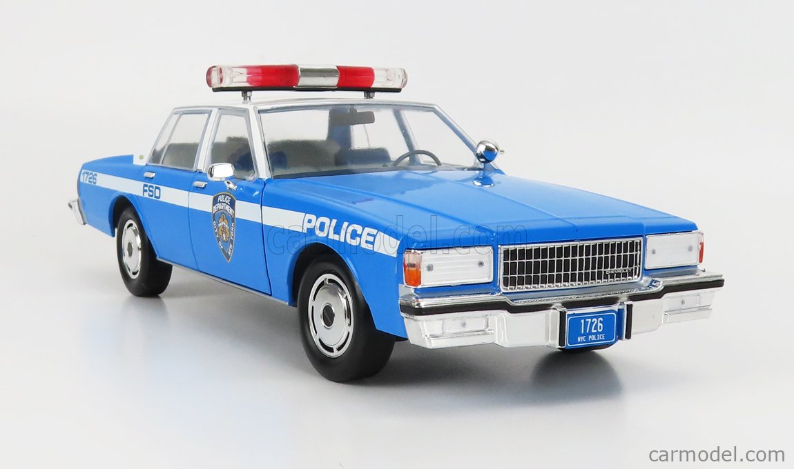 GREENLIGHT 19106 Scale 1/18 | CHEVROLET CAPRICE POLICE NEW YORK CITY ...