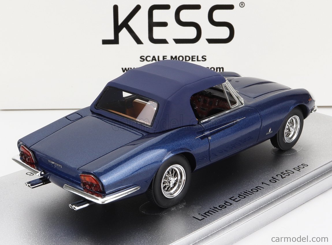 KESS-MODEL KE43056282 Scale 1/43  FERRARI 365 CALIFORNIA SPIDER CLOSED 1966 BLUE