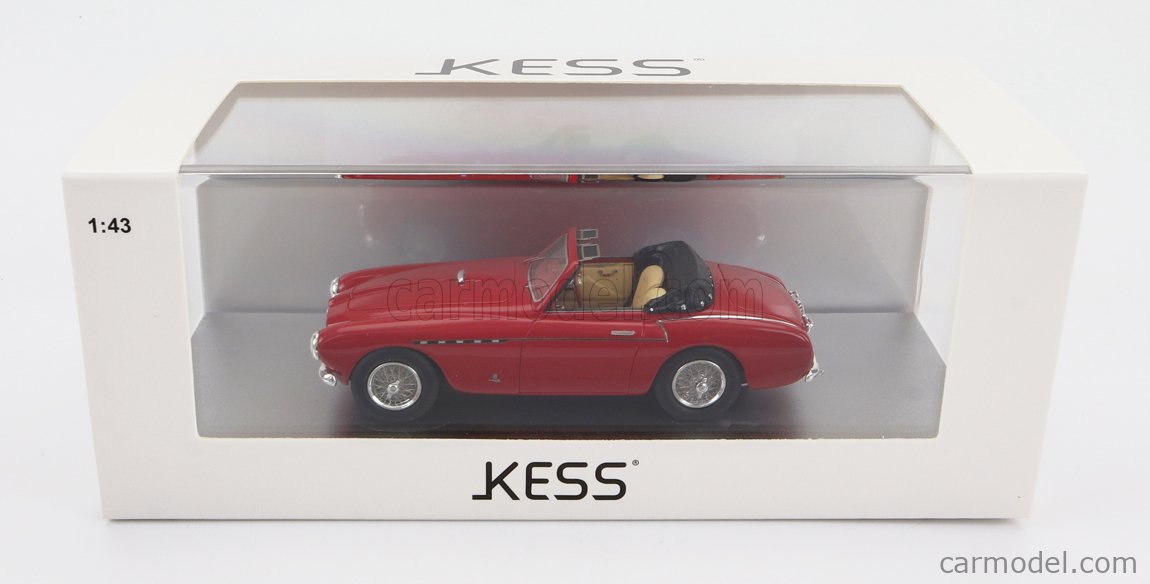 KESS-MODEL KE43056060 Scale 1/43  FERRARI 212 EXPORT VIGNALE ch.0110e CABRIOLET OPEN 1951 RED