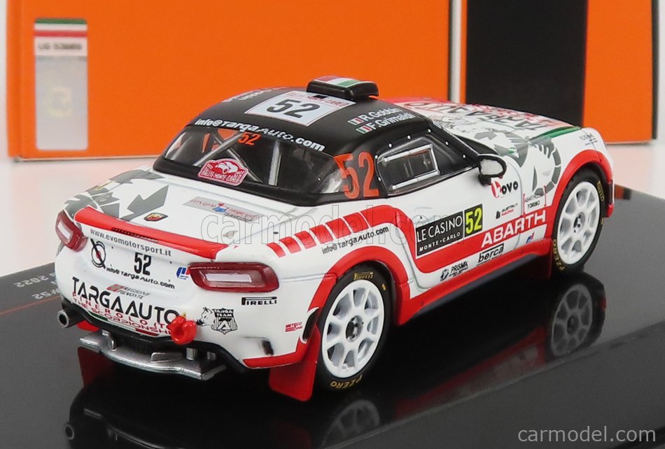 IXO-MODELS RAM847.22 Scale 1/43 | FIAT 124 ABARTH RGT N 52 RALLY ...