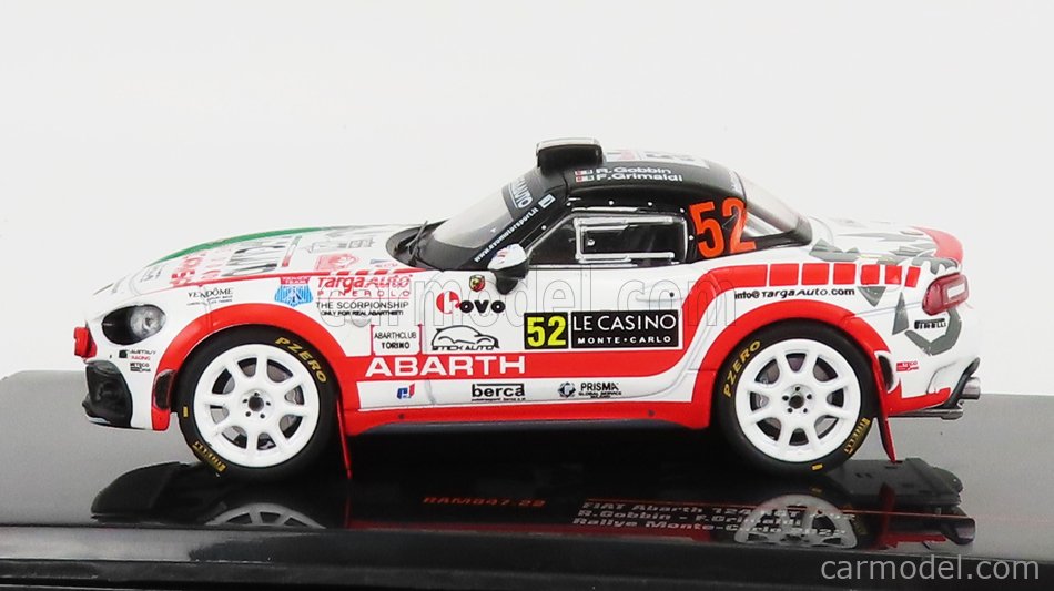 IXO-MODELS RAM847.22 Scale 1/43 | FIAT 124 ABARTH RGT N 52 RALLY