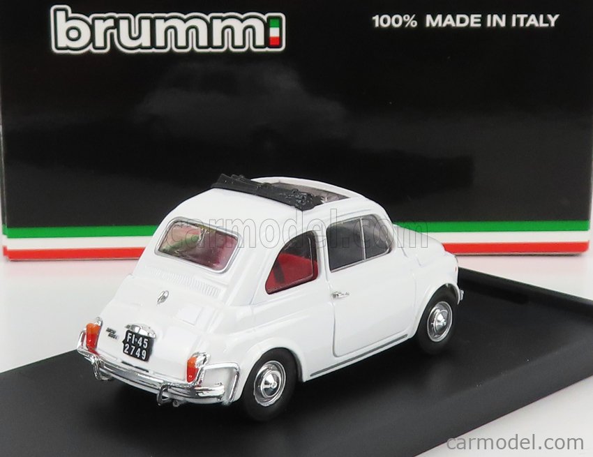 Brumm Fiat 500L Ouvert Bleu Turschese 1968 - 1972 1/43 R464-06