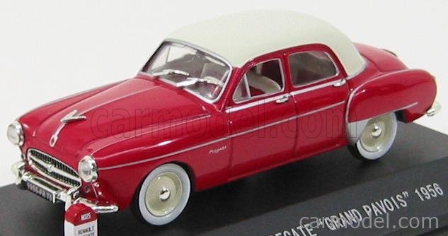 RENAULT FREGATE GRAND PAVOIS ORANGE TOIT GRIS NOREV PLASTIQUE 1/43