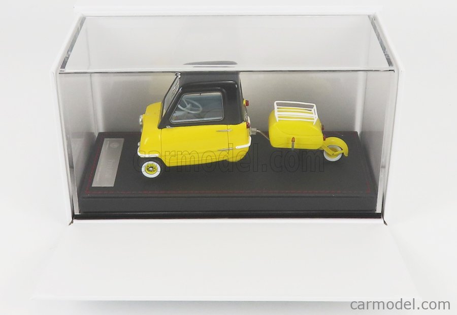VMB-MODELS 161316 Scale 1/18  PEEL P50 WITH TRAILER 1964 YELLOW BLACK