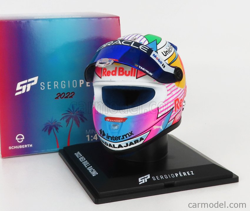 マイアミGP　2022　ヘルメット　ORACLE　RED BULL RACING MINI HELMET CP-MH-4-22-Mi Scale 1/4 | SCHUBERTH HELMET F1