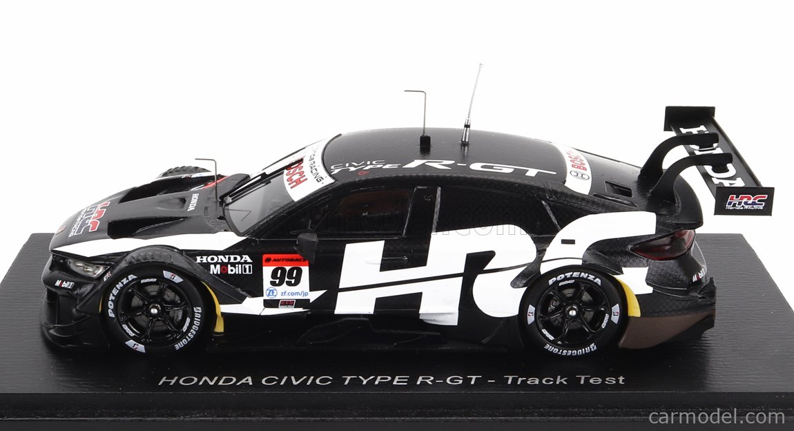 スパーク1/43 CIVIC TYPE R-GT - Track Test HONDA CIVIC TYPE R-GT No.99 - Track Test (Diecast Car