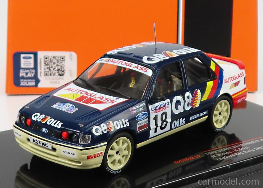 Ford Sierra RS Cosworth 1/43 Ixo - Rallye Lombard 1991, N°18 Wilson, Collection