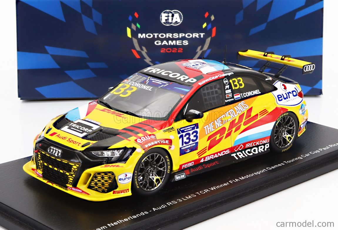 AUDI - RS3 LMS TEAM NETHERLANDS N 133 WINNER FIA MOTORSPORT GAMES SPRINT  CUP PAUL RICHARD 2022 T.CORONEL