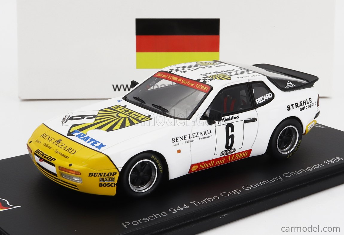 Maquette 1:43 SPARK Porsche 944 Turbo Cup #1 1986 (Urgen Mass) - SG627, Neuve