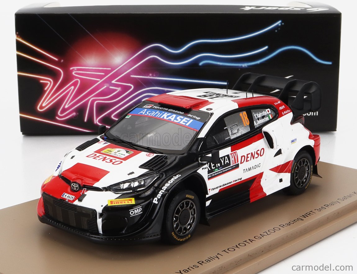 Spark 1/43 TOYOTA GR Yaris Rally1 Gazoo Racing WRT Safari Rallye 