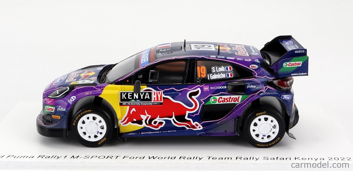 FORD ENGLAND - PUMA RALLY1 RED BULL TEAM FORD WORLD RALLY M-SPORT N 19  RALLY SAFARI KENYA 2022 S.LOEB - I.GALMICHE