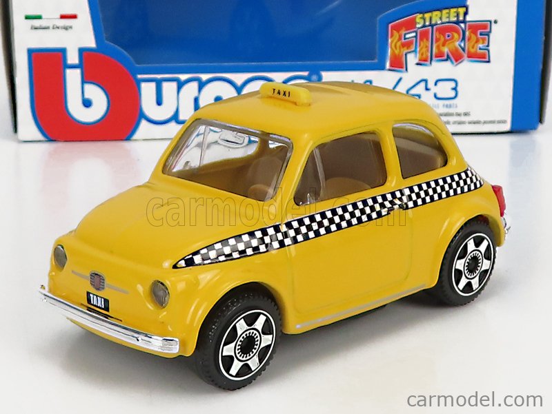 modellino auto fiat 500 E scala 1:43 burago nuovo - Collezionismo