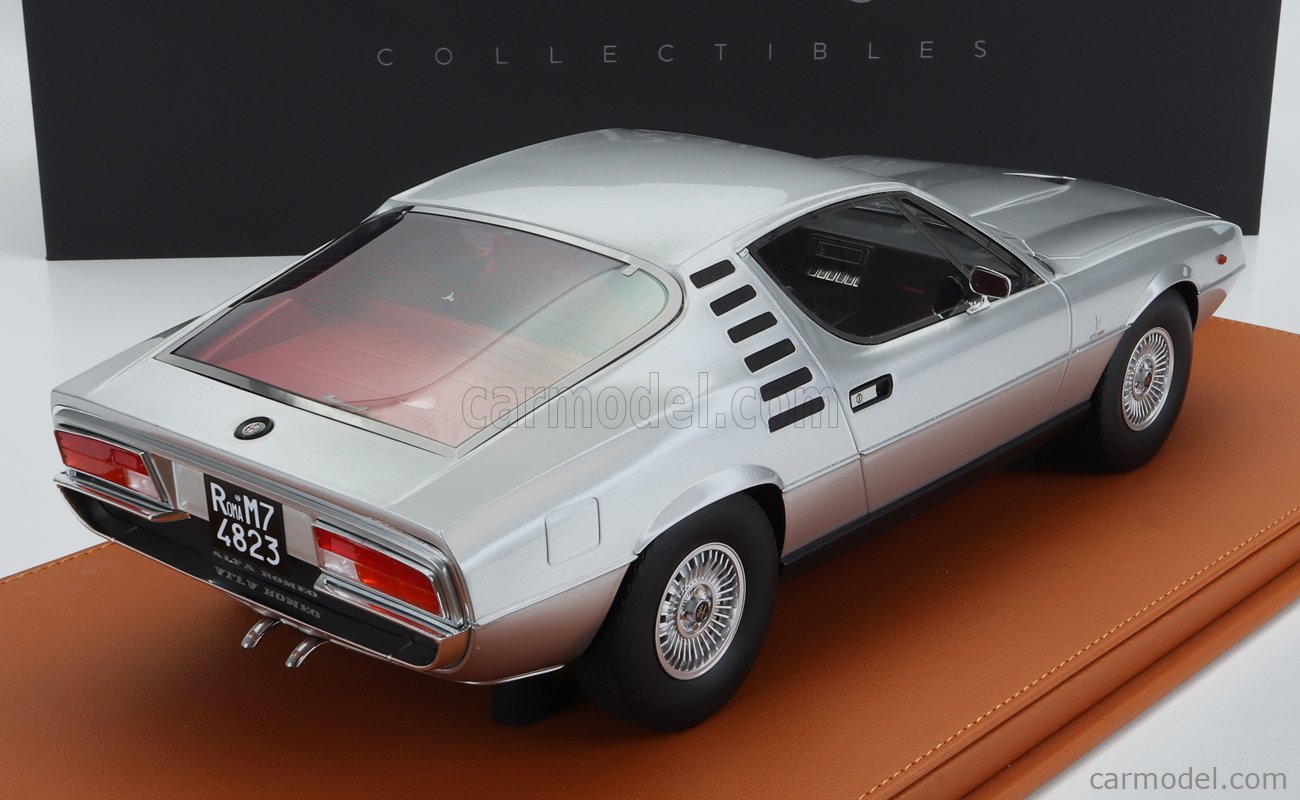 TOPMARQUES TM12-52D Scale 1/12 | ALFA ROMEO MONTREAL 1970 SILVER