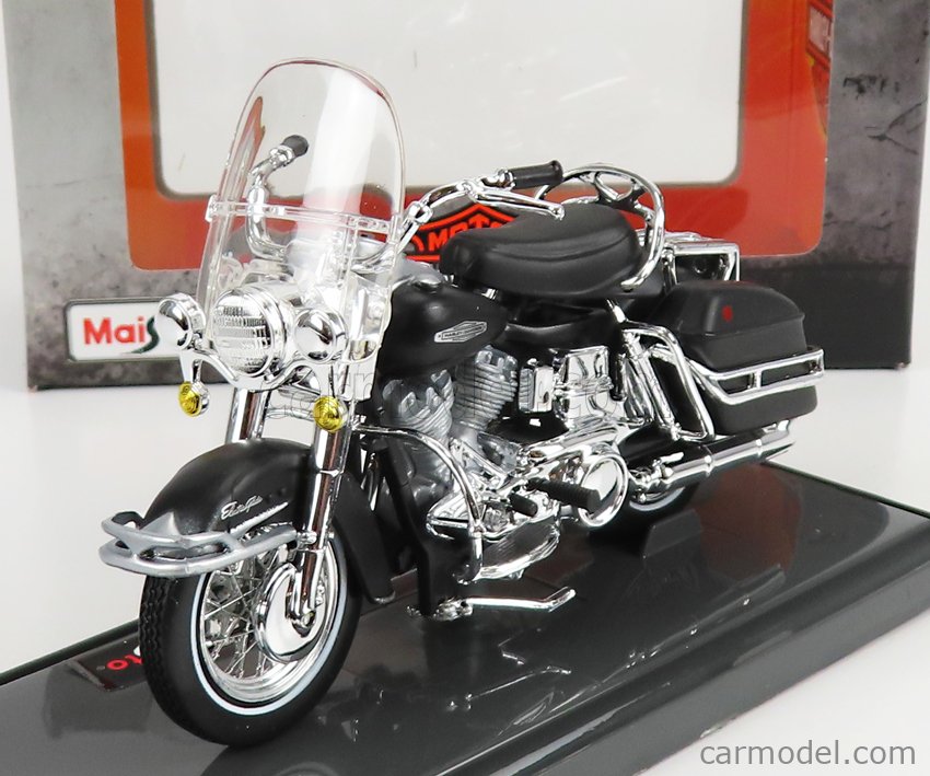 Miniatura Moto Harley-Davidson 1966 FLH Electra Glide Maisto 1:18 - Machine  Cult
