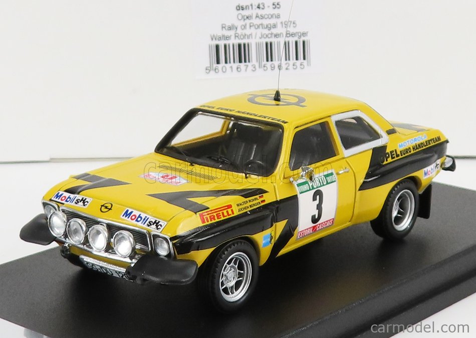 Trofeu DSN118 Opel Ascona A Portugal 1974 N°23 - Échelle 1/43 - Résine - Précommande