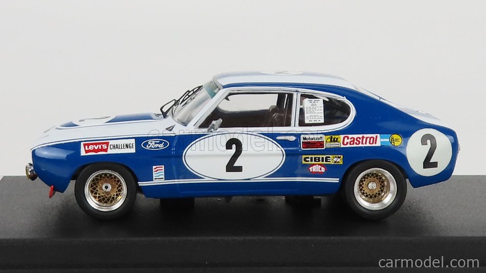 Modellino Trofeu Spark 1/43 - Ford Capri 2600 RS 3° Classificato 24h Spa 1972, No.1 Glemser /  Prevente