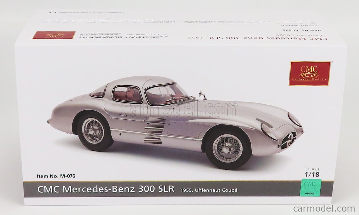 CMC M076 Scale 1/18 | MERCEDES BENZ 300 SLR UHLENHAUT COUPE 1955