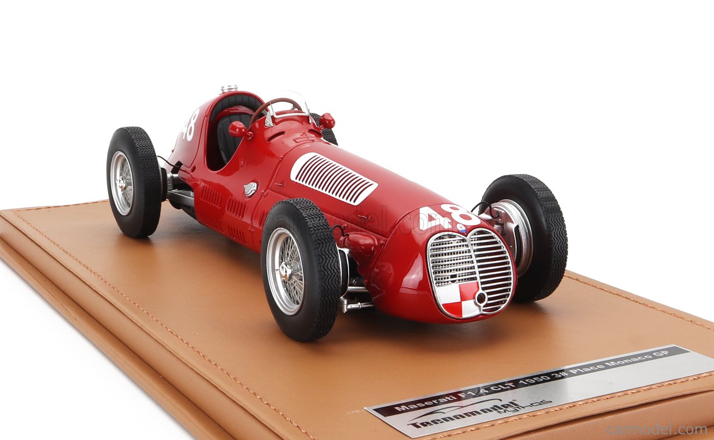 TECNOMODEL TM18-181D Escala 1/18 | MASERATI F1 4CLT N 48 3rd MONACO GP ...