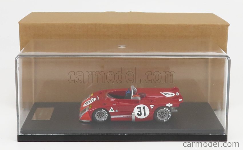 MG Model Plus 1/43 - Alfa Romeo 33TT3 M #31 - Sebring 12H 1972 - Revson MG Model Plus 1/43 - Alfa Romeo 33TT3 M #31 - Sebring 12H 1972 - Revson