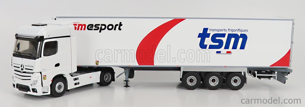 Eligor 1:43 Mercedes-Benz Actros 2 1843 caminhão carro transportador ano de construção 2016 azul