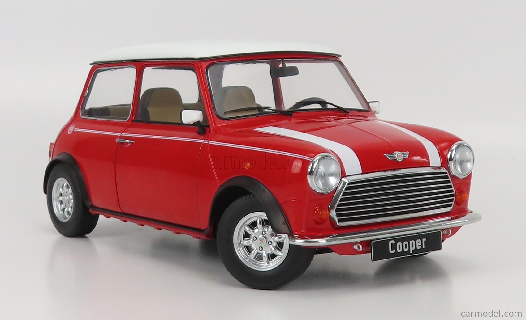 KK scale 1/12 Mini Cooper LHD red white ダイキャスト製 ビックスケール-