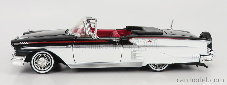Chevrolet Impala cabriolet rouge 1958 1/18 Motormax