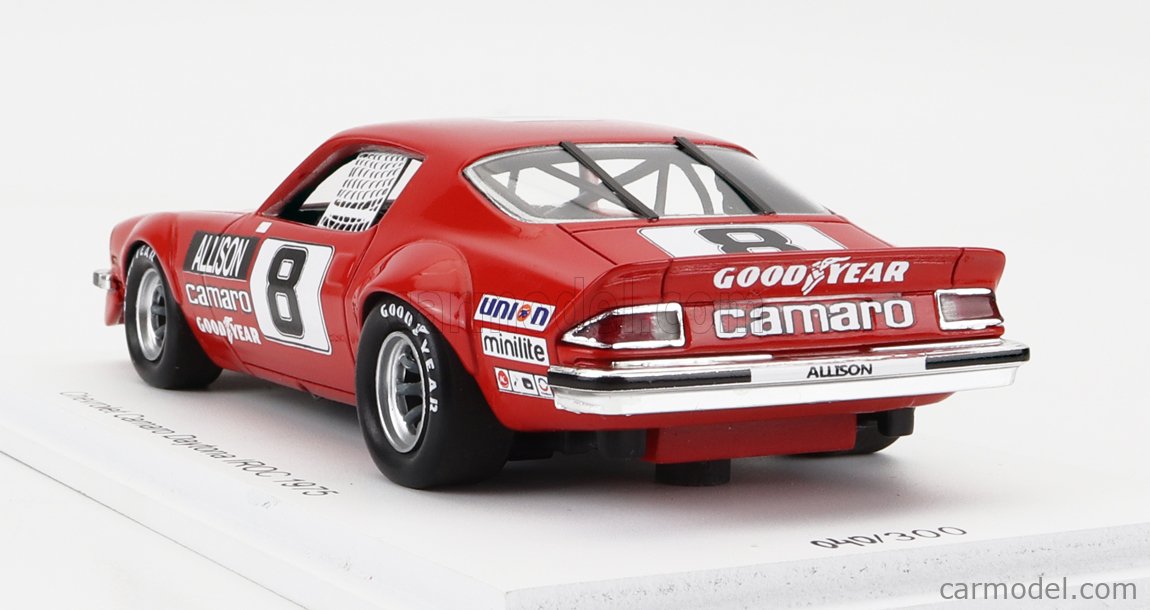 Miniature Spark 1/43 - Chevrolet Camaro N°8 IROC Daytona 1974/1975 - Allison (Prévente - Neuf)